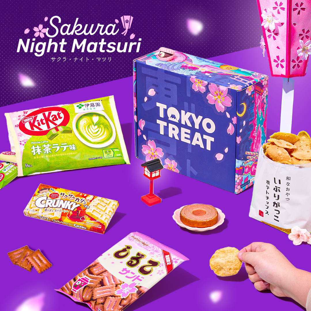 Tokyo Treat Japanese snack subscription box filled with Japanese candy and snacks