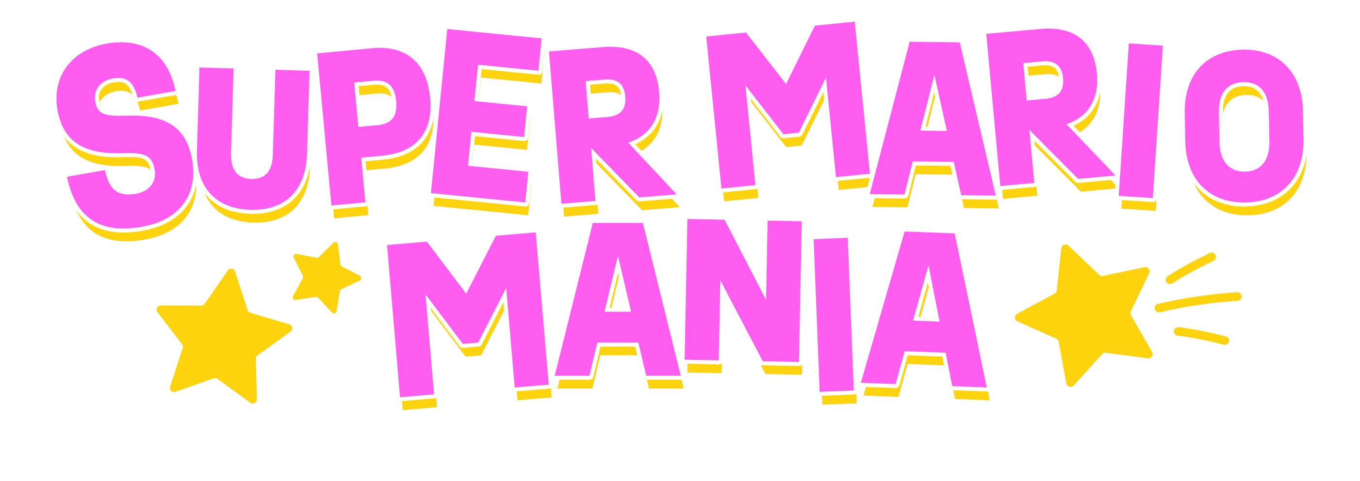 Super Mario Mania title Super Mario Mania title