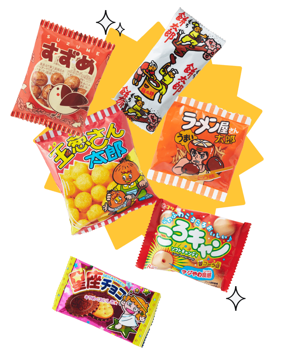 Japanese DAGASHI foods popular sweets Snack Candy random 30pcs BOX