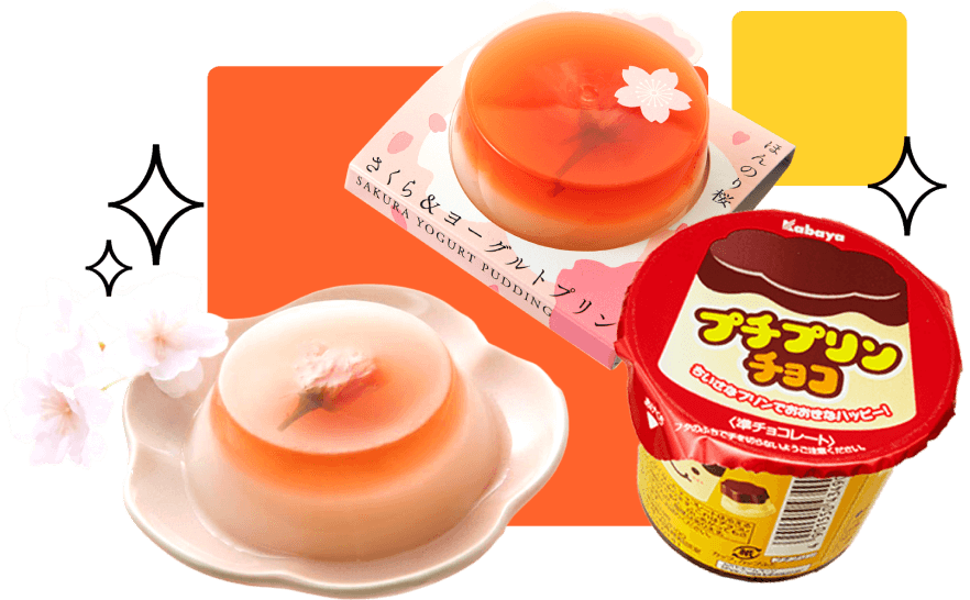 japanese pudding cups