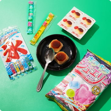 Japanese Jelly Pudding and other desserts