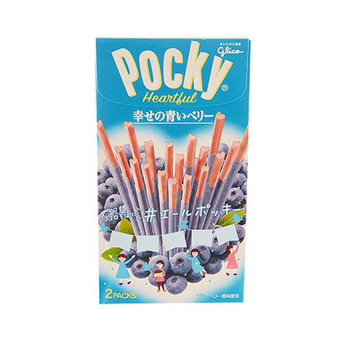 Pocky Heartful Blueberry